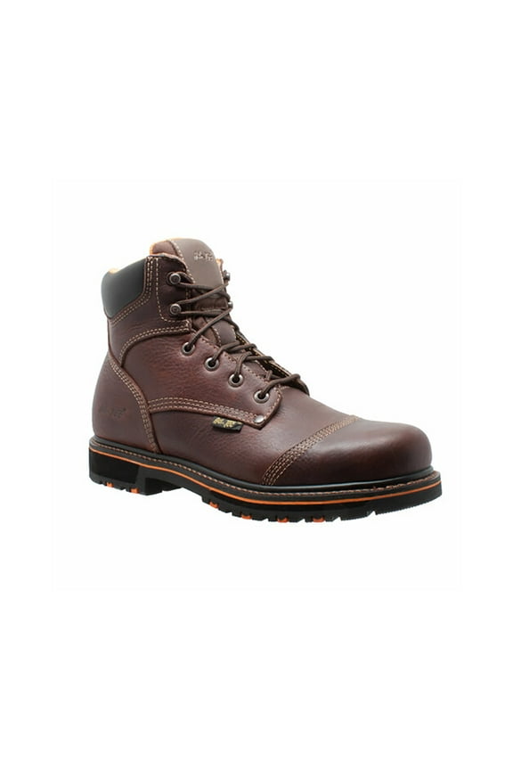 Men's 6" Comfort Work Boot Dark Brown, Size - 13