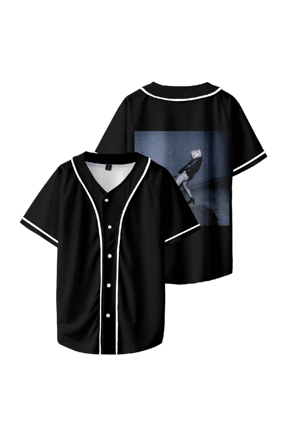 Adéla Album Jersey Button Down Shirts Short Sleeve Hip Hop Sports Uniforms