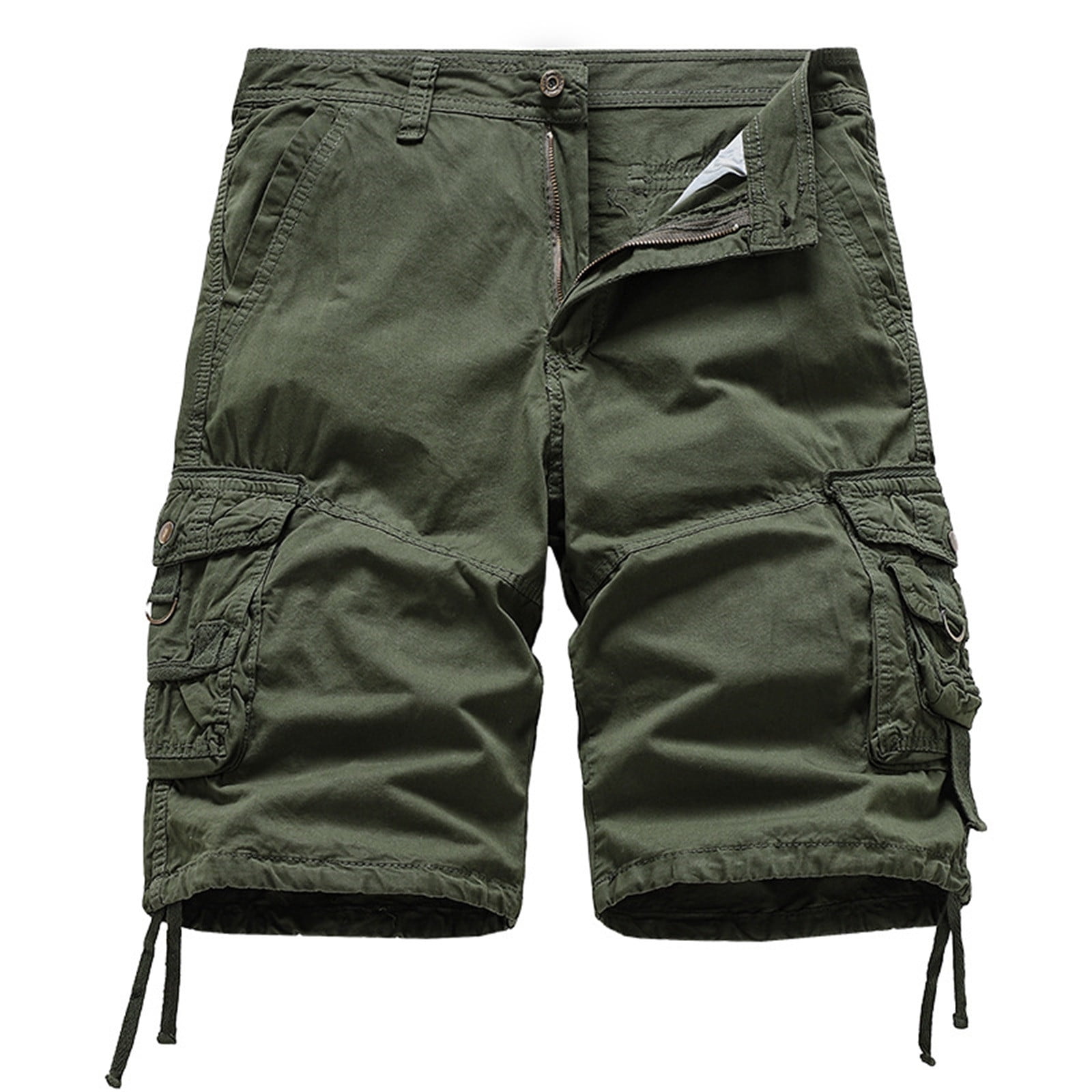 AdBFJAF Cargo Pants for Men Big and Tall Men's Cargo Short Casual Cotton Shorts Work Short for ...