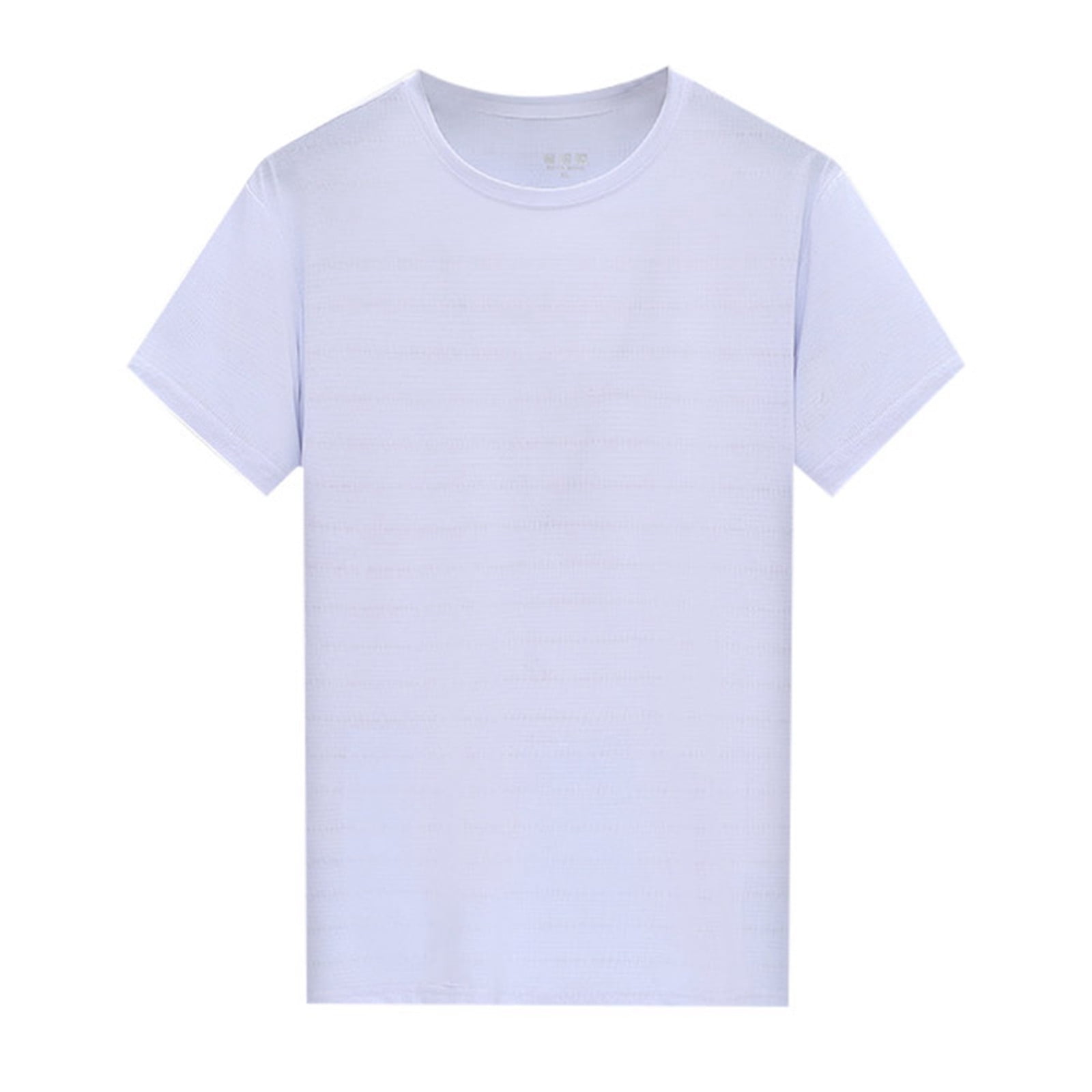 AdBFJAF Compression Shirt Men 2023 New Ice Silk Summer Thin Loose Plus ...