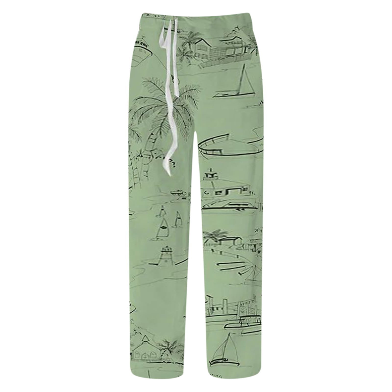 AdBFJAF Men's Pants Elastic Waistband Pleated Men's Fashion Casual