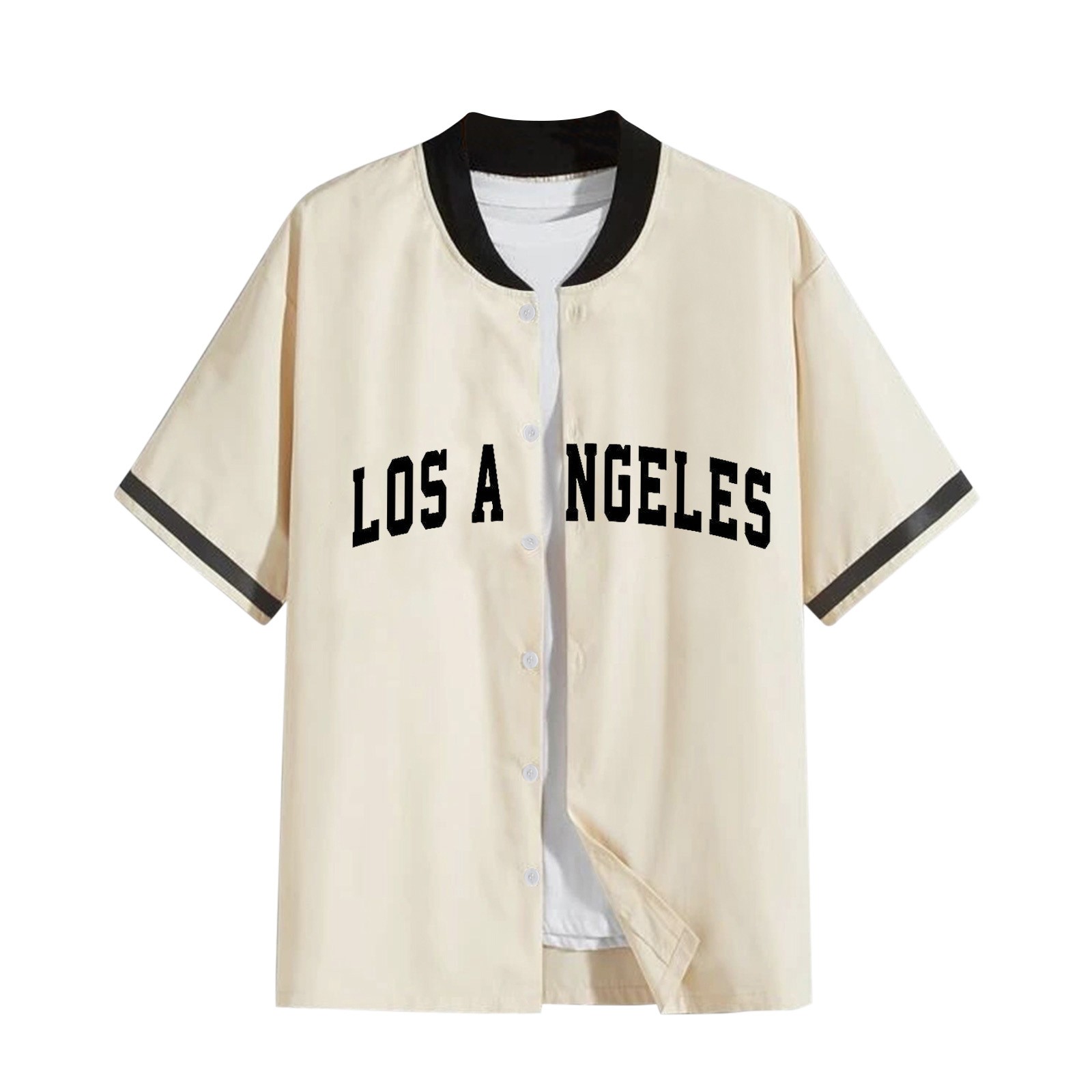 AdBFJAF Mens Dress Shirts Long Sleeve Fitted New Men's Loose Baseball ...