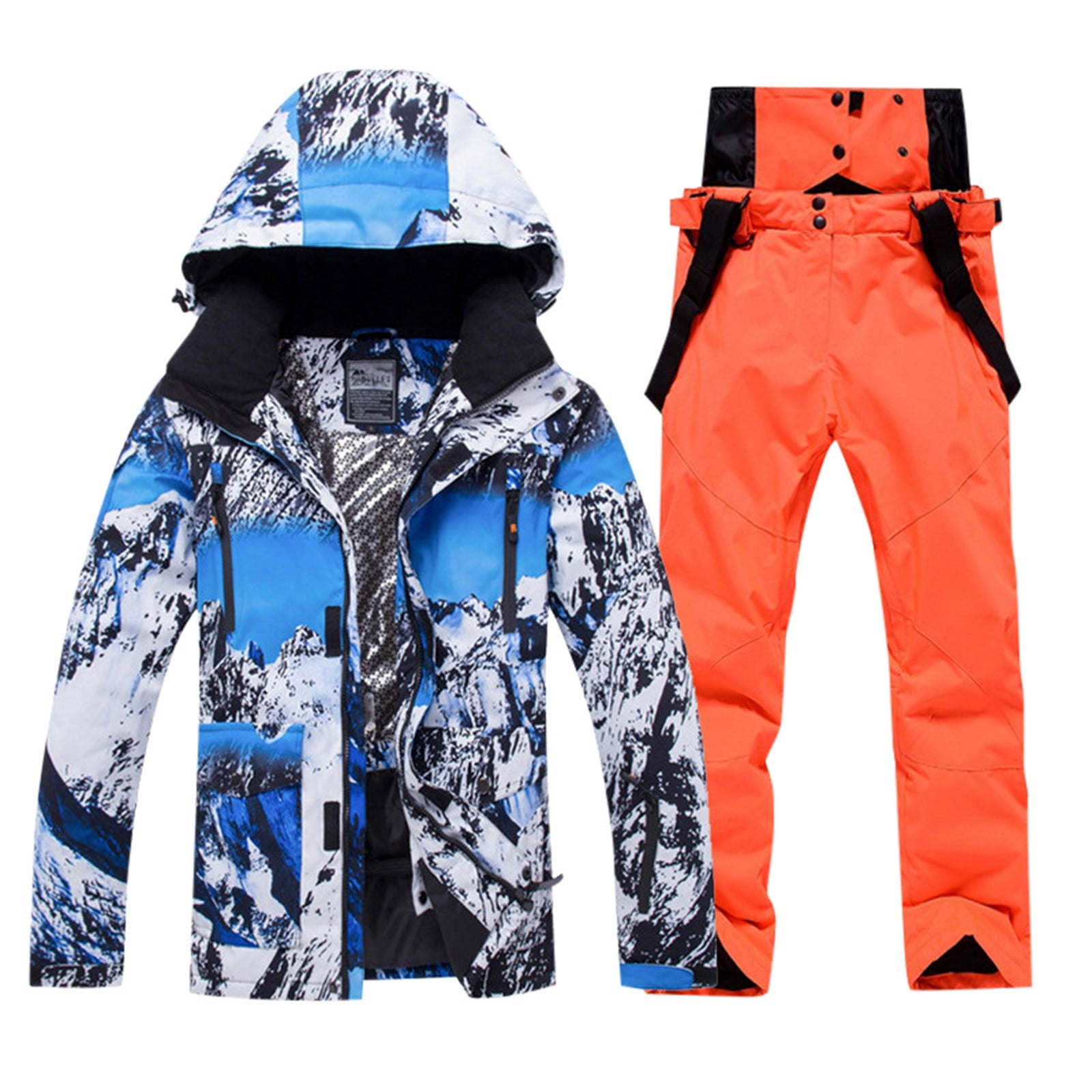 AdBFJAF Outfits for Men Boy Suit Set 5 Pieces Set Men's Ski Jackets and ...