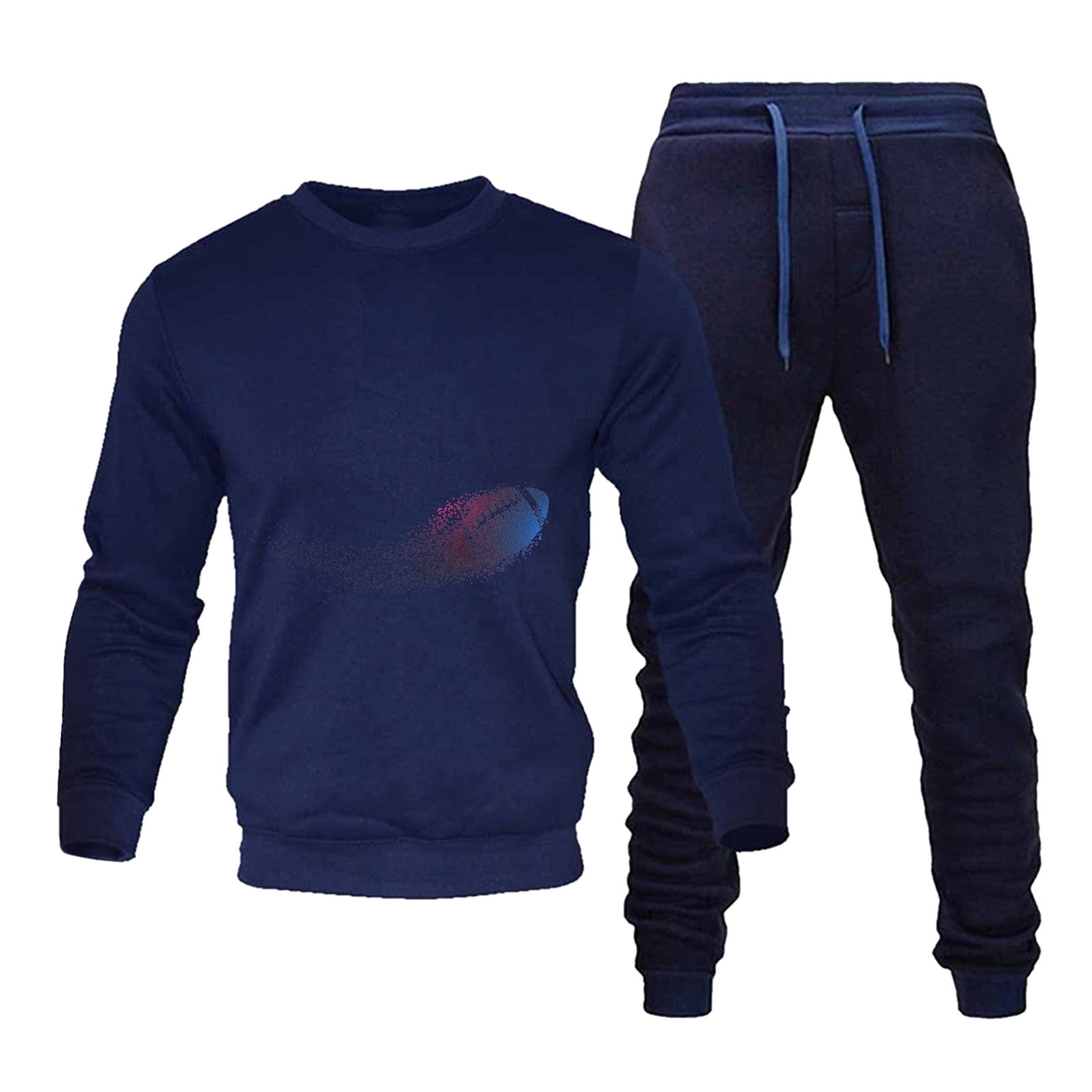 AdBFJAF Outfits for Men Satin Jacket Men's Fall Winter Sports Long ...
