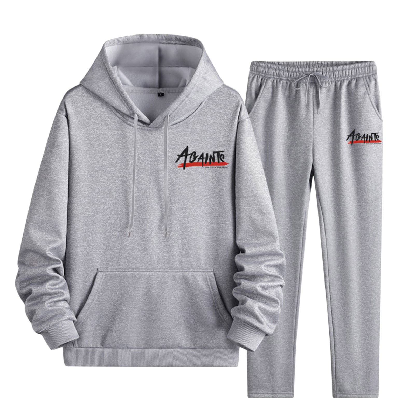 AdBFJAF Summer Male Tracksuit Men Mens Autumn and Winter Hoodie Two ...