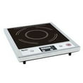 thumbnail image 1 of Adcraft IND-A120V Slim Design Countertop Induction Range Cooker with One Burner, Stainless Steel, 120v, Silver, 13 in. W x 15.75 in. D x 2.38 in. H, 1 of 1