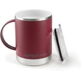 thumbnail image 1 of Asobu Ultimate Stainless Steel Ceramic Inner Coating Insulated Coffee Mug, 12 Ounces (Burgundy), 1 of 3