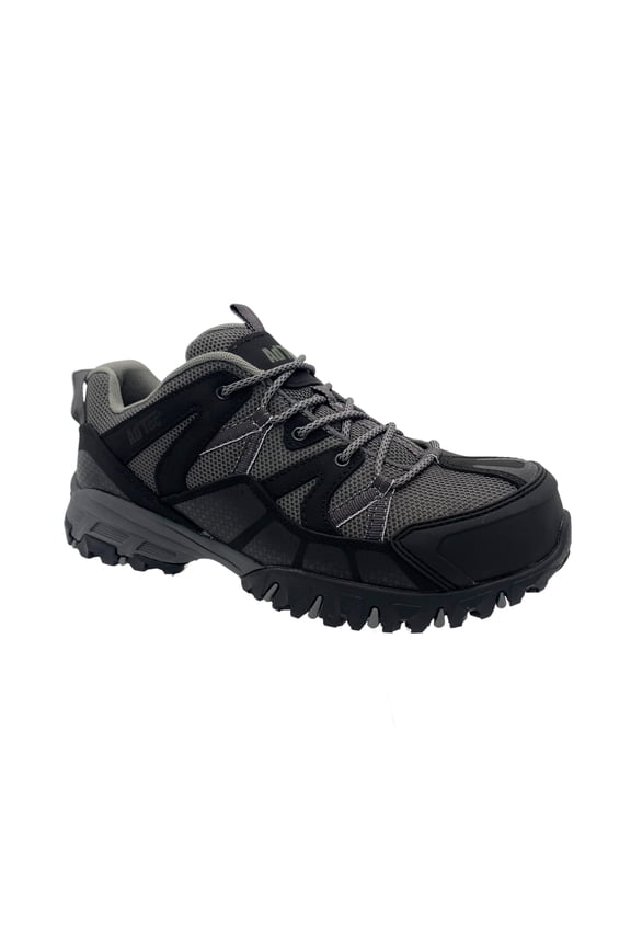 Black/Grey Men 4" Work hiker Cap toe