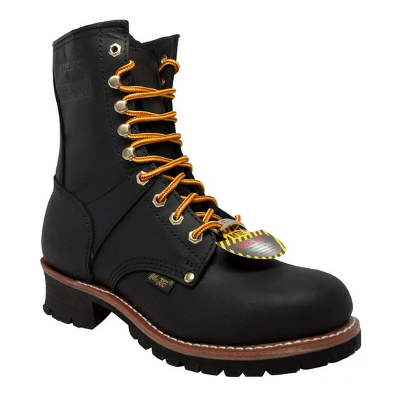 AdTec Men's 1428 9" Steel Toe Logger Work Boots