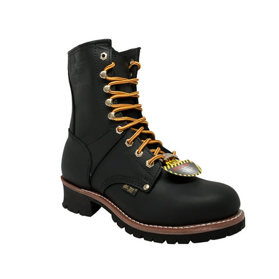AdTec Men's 1428WP 9" Waterproof Steel Toe Logger Work Boots