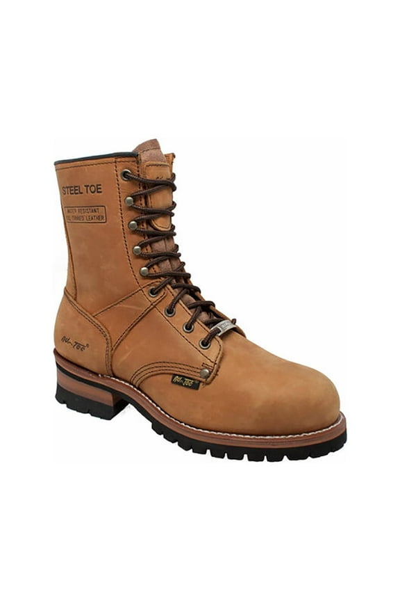 Men's 1740 9" Steel Toe Logger Work Boots
