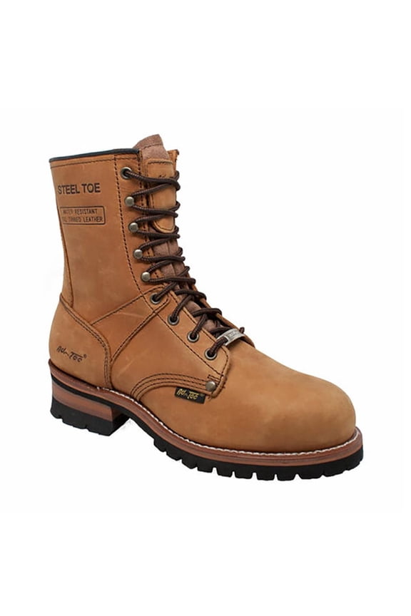 Men's 1740 9" Steel Toe Logger Work Boots