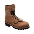 thumbnail image 1 of AdTec Men's 1740WP 9" Waterproof Steel Toe Logger Work Boots, 1 of 5