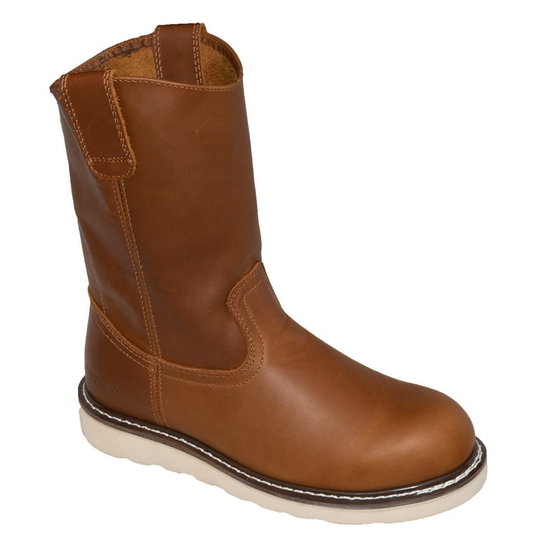 Pull on discount work boots walmart