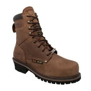 AdTec Mens 9" Super Logger Steel Toe Work Boots