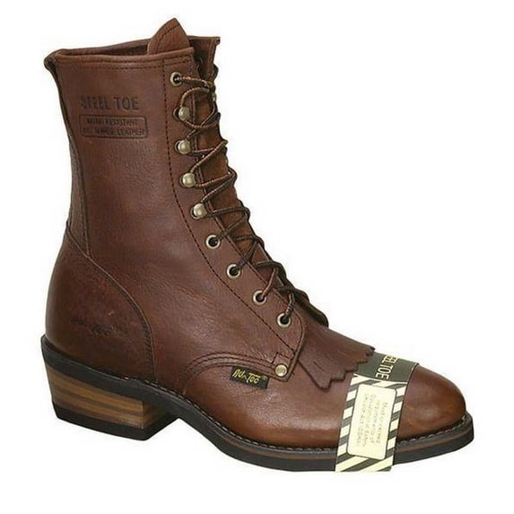 AdTec Men's 9" Western Work Packer Boots Steel Toe Leather 1174 (12 D)