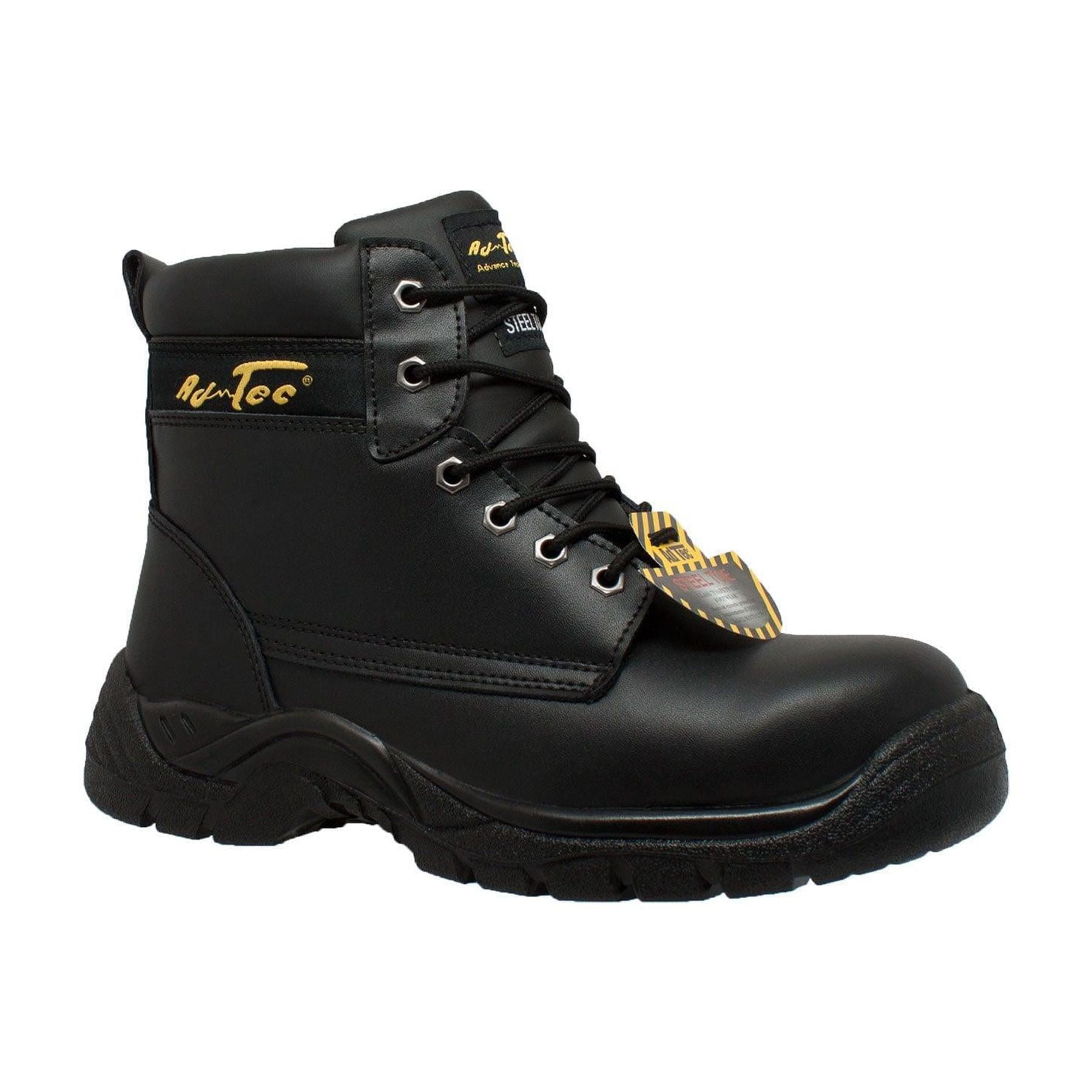 AdTec safety steel toe work boots black AD TEC 6” Composite Safety Toe ELECTRICAL HAZARD 1587 WORK  main image 2