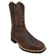 AdTec Mens 9858 12 Steel Square Toe Western Work Boots