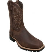 AdTec Mens 9858 12 Steel Square Toe Western Work Boots