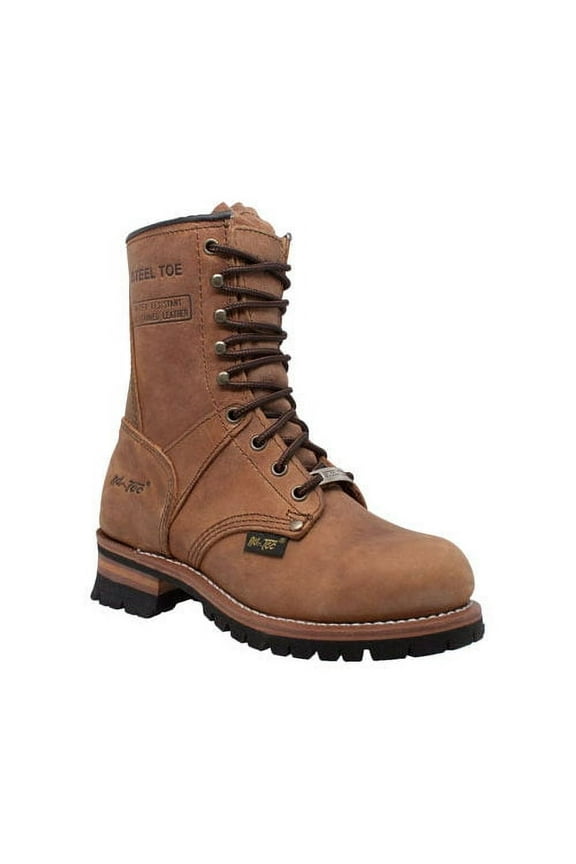 Women's 2426 9" Steel Toe Logger Work Boots
