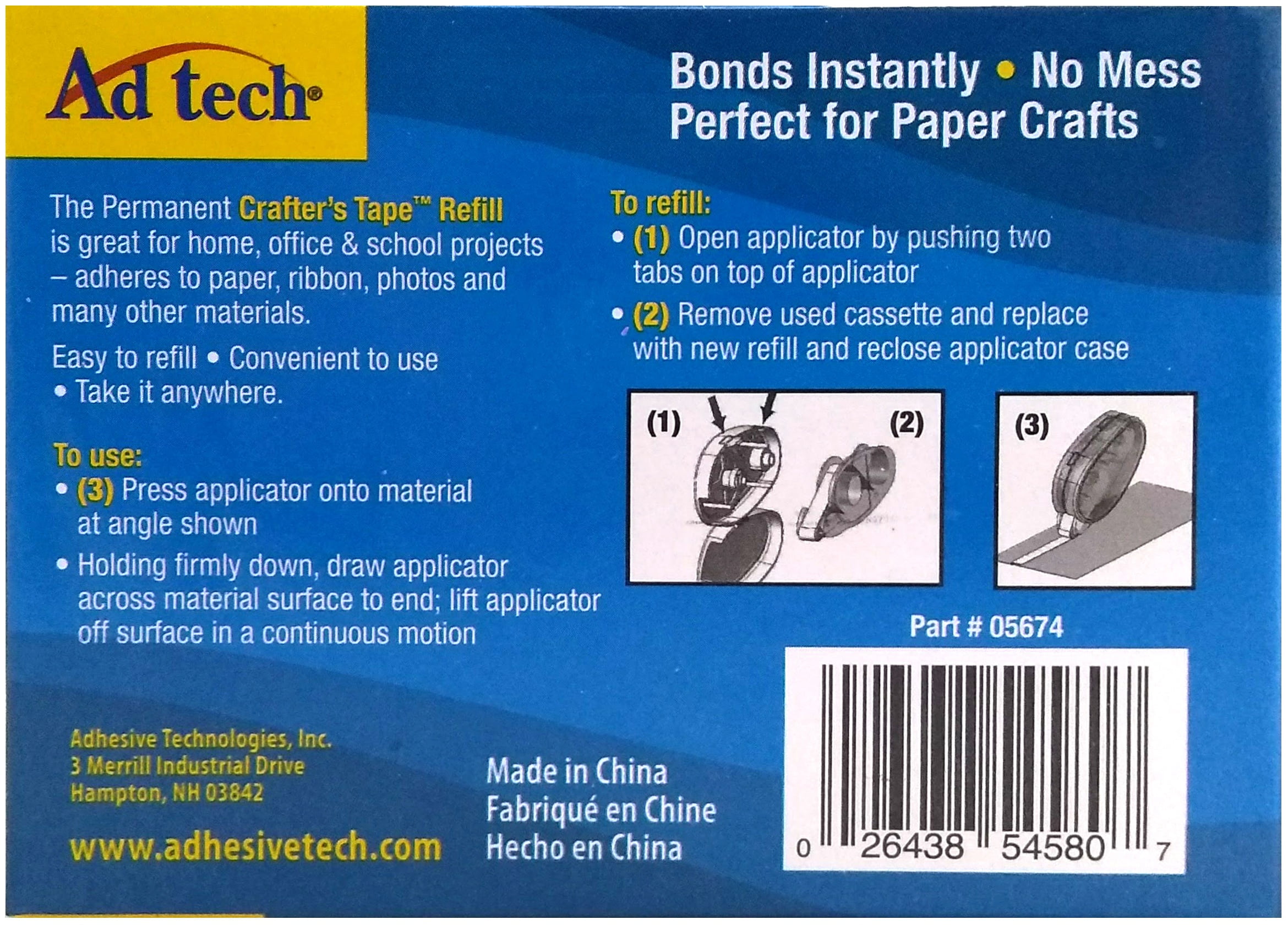 Crafter's Tape Refills 8-pkg-value Pack