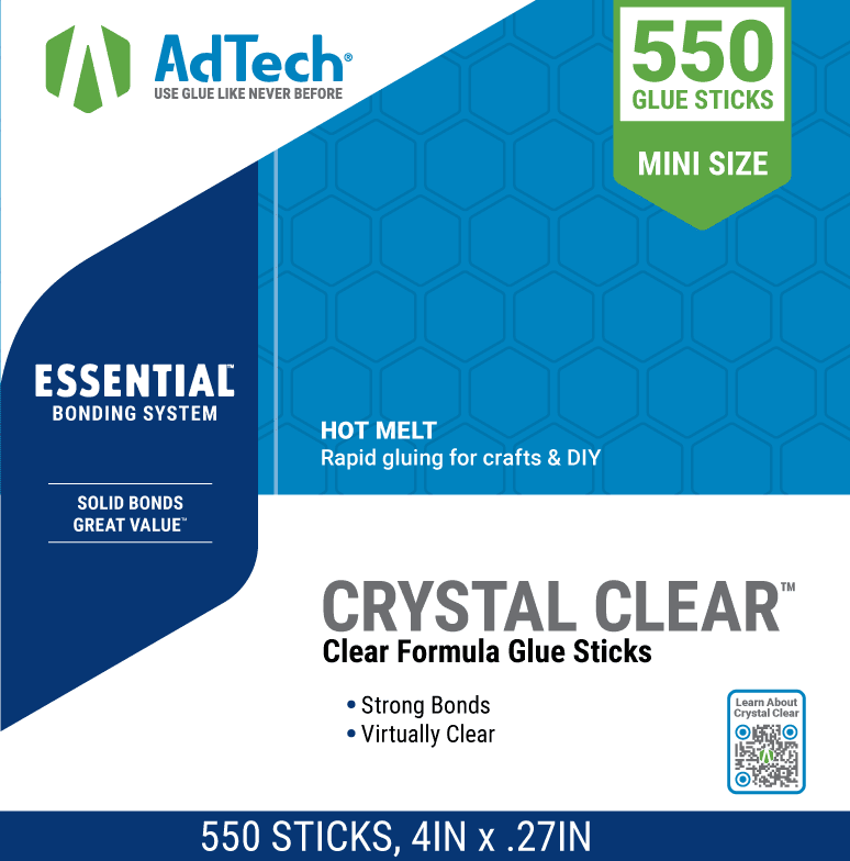Crystal Clear 4-Inch Mini Glue Sticks for Multi-Purpose Use