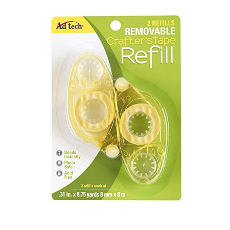 Ad Tech Crafter's Removable Tape Refill 2/Pkg-.31X315