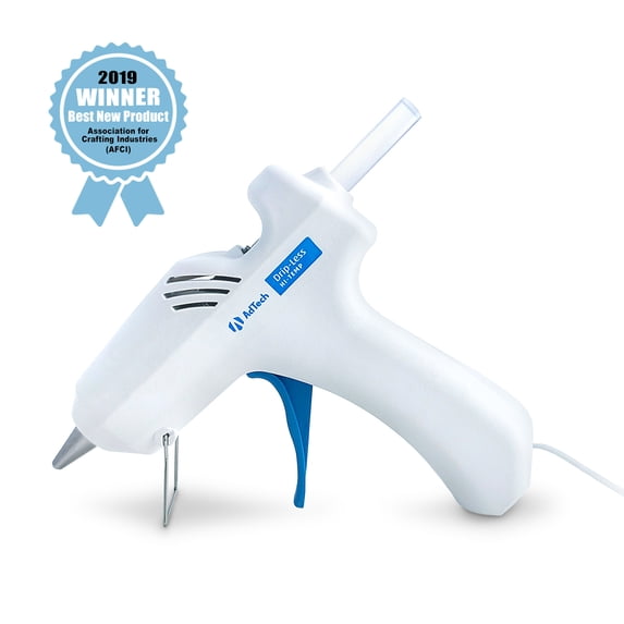 AdTech Drip-Less High Temp Hot Glue Gun, White, 1 Each