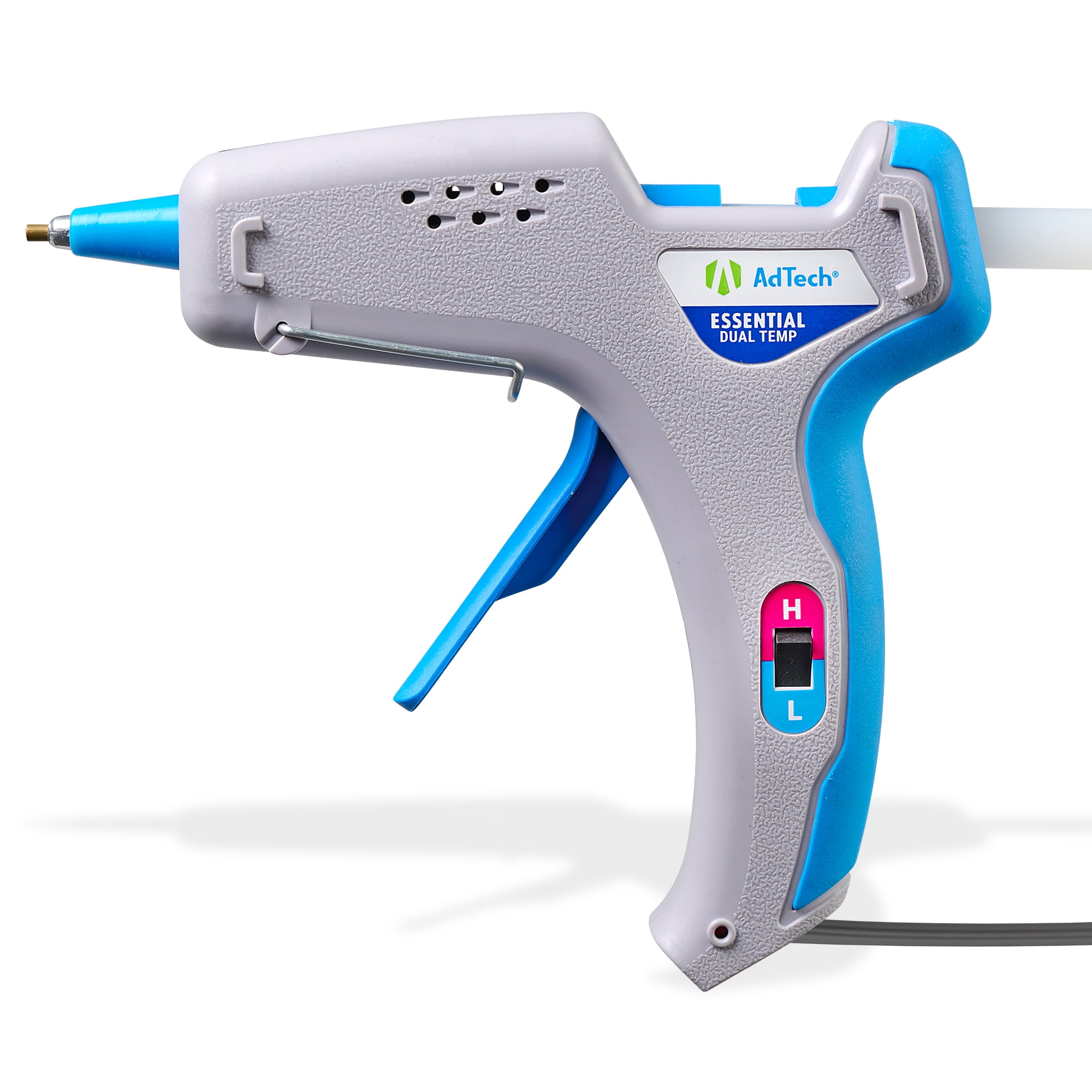 AdTech Hot Glue Gun 2-Temp - Dual Temperature 40W Glue Gun with Extended Precision Nozzle