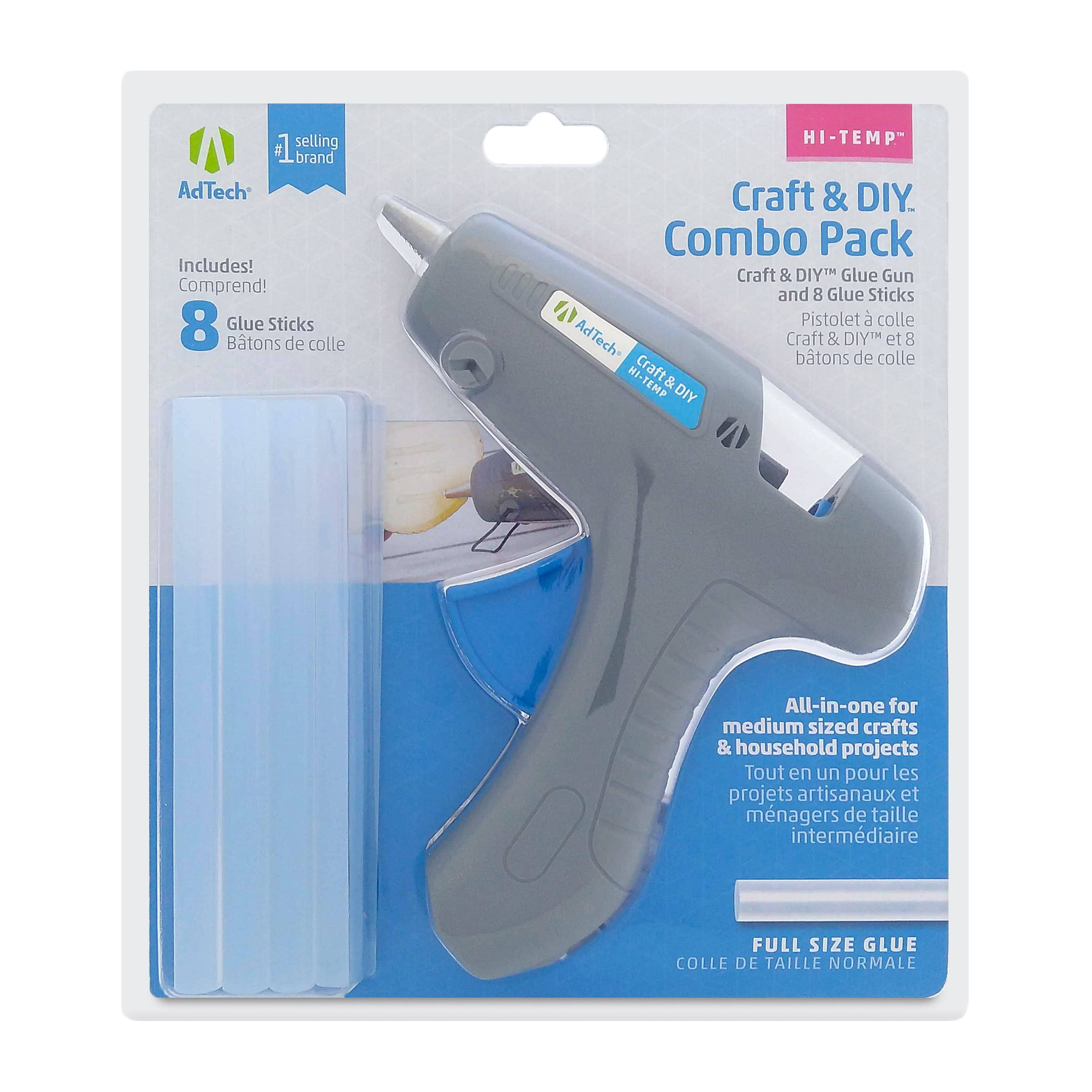 AdTech FullSize HighTemp Glue Gun & Glue Stick Combo