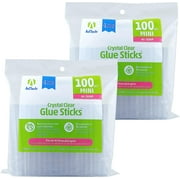 AdTech High Temp Mini Glue Sticks, 2-Pack 100 Count Each   Clear, 4-Inch Length, 0.28-inch Diameter