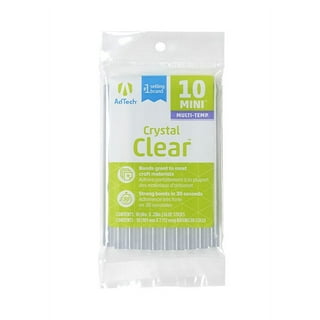 AdTech Crystal Clear Mini Size Hot Glue Sticks 