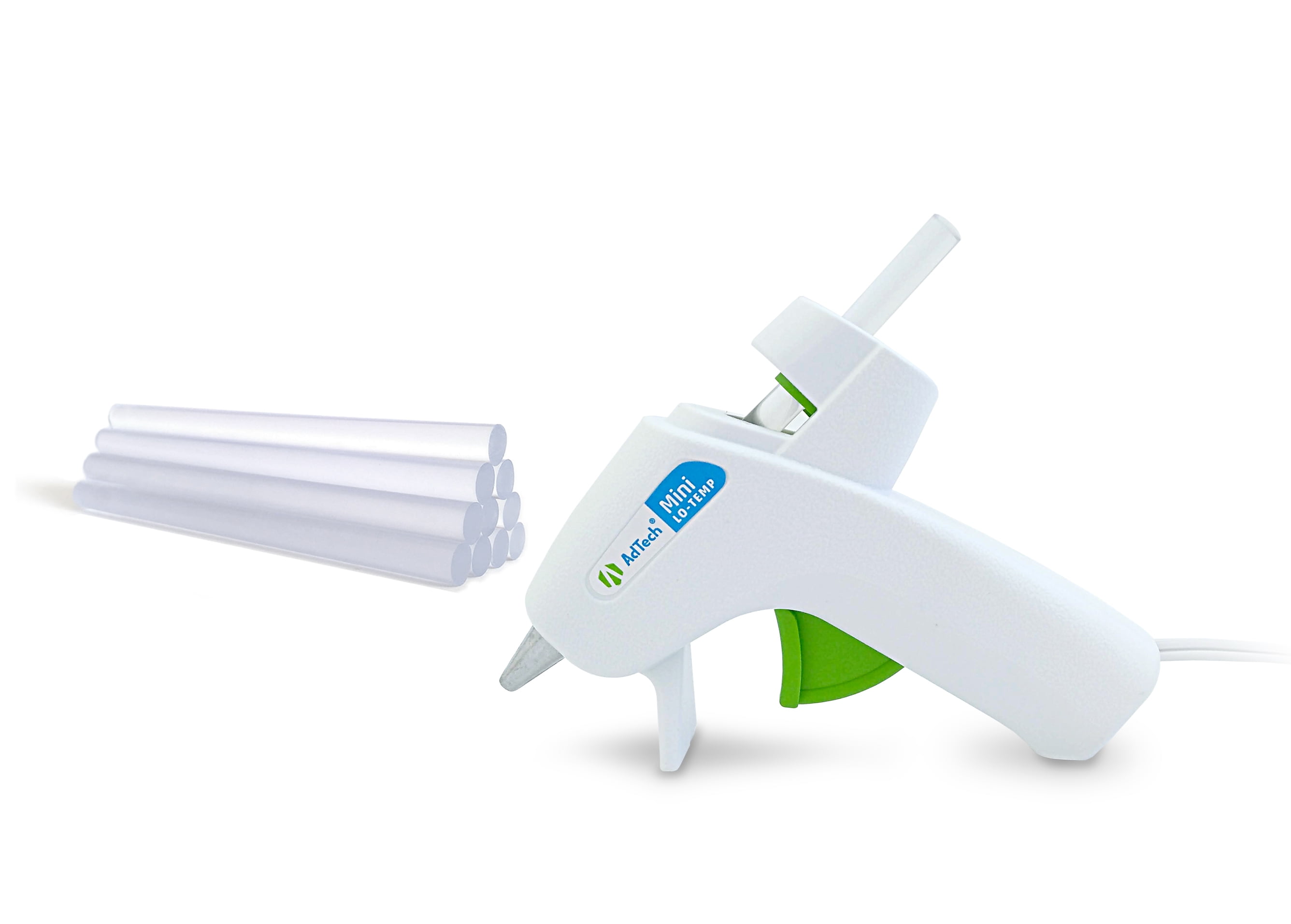 AdTech Mini Low Temp Hot Glue Gun with 10 Multi Temp Glue Sticks and Storage Case Perfect for Delicate Crafts Beading and Embellishments Walmart