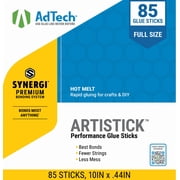 AdTech Premiere 10" hot Glue Sticks Full Size, 5lbs, 85 Sticks