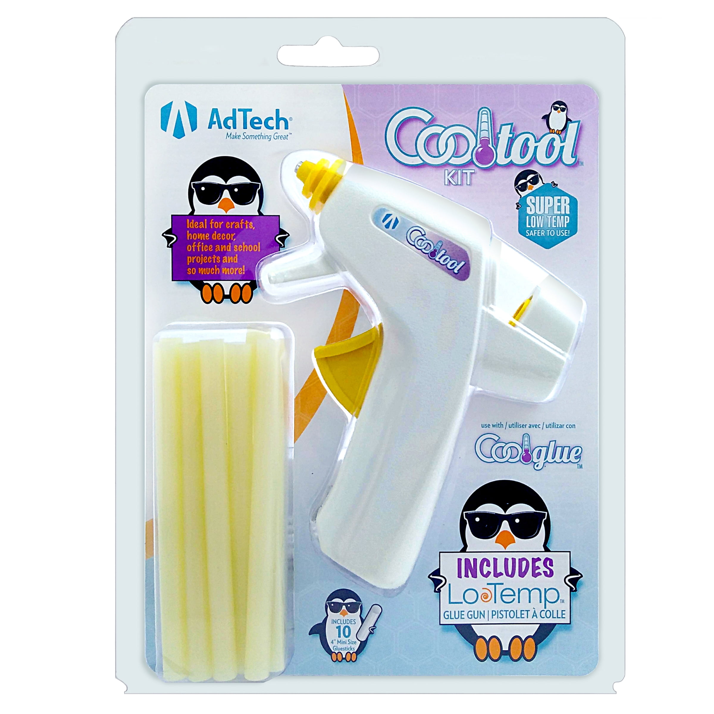 AdTech Ultra Low Temperature Hot Glue Gun with AdTech LoTemp Mini Glue