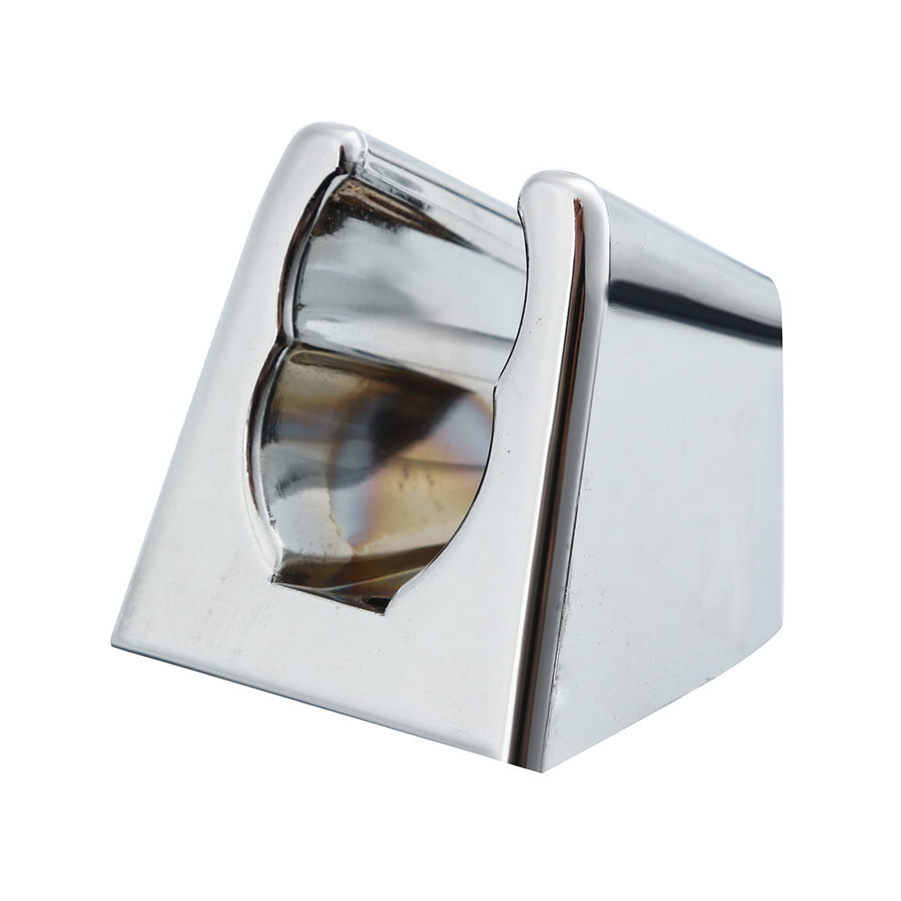 KES All-Metal Shower Head Holder - Adhesive Wall Mount, Adjustable, Fits Standard & Oversized Hoses, Brushed Steel