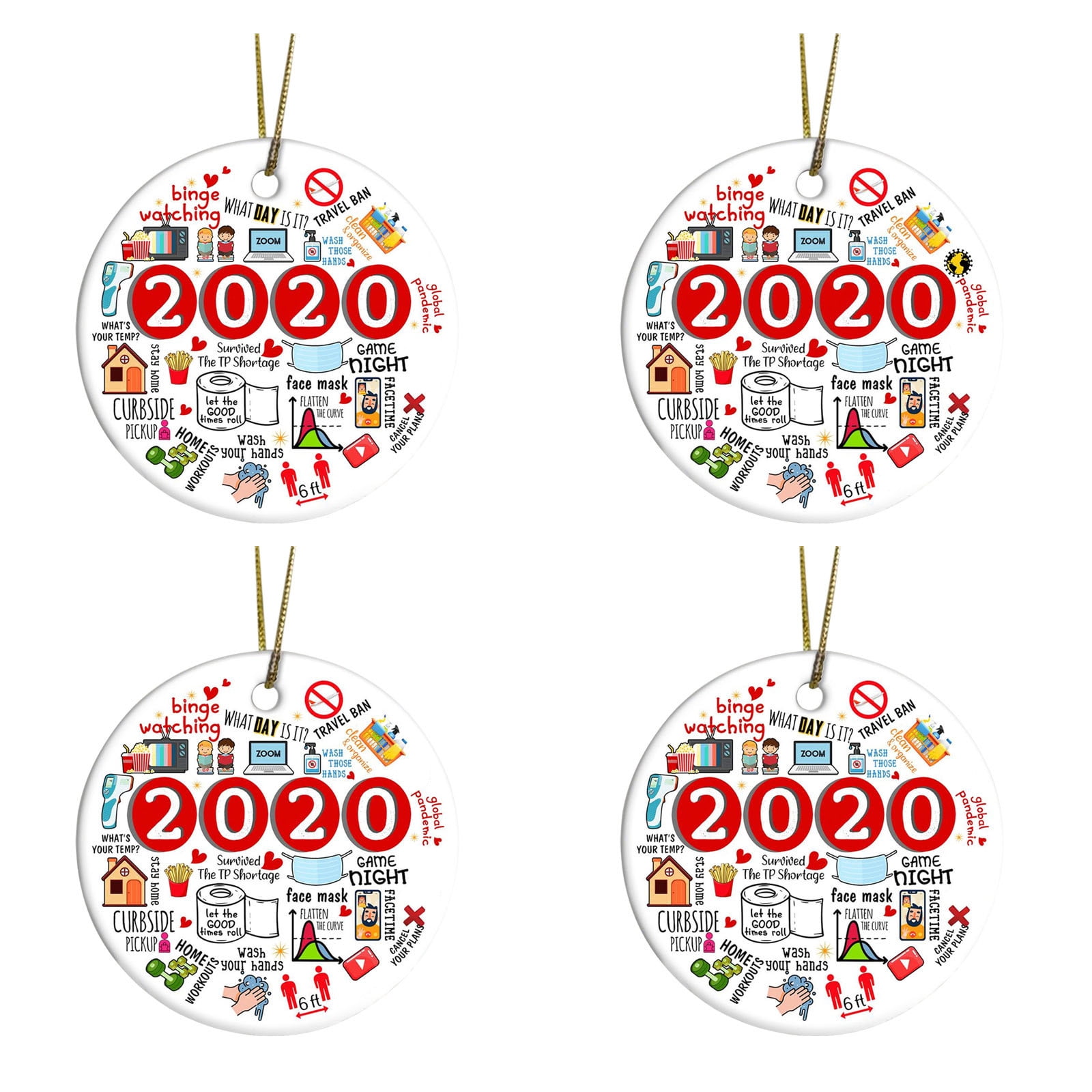 AdXKenry Hangs for Home Remembering 2024 Ornament Year of Quarantine