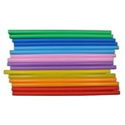 AdXKenry Straw Disposable Straws 100 Pack Smoothie 10.3*0.4inch Disposable Extra Long Milk Tea Tube（multiple Colour）