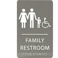 thumbnail image 1 of Ada Central Signs - 6" X9" Family Accessible Restroom Sign - ADA Compliant Tactile Graphics Grade 2 Braille Text | Handicap Accessible Signs for Offices, Hotels, Schools, Apartments, and Restaurants, 1 of 7