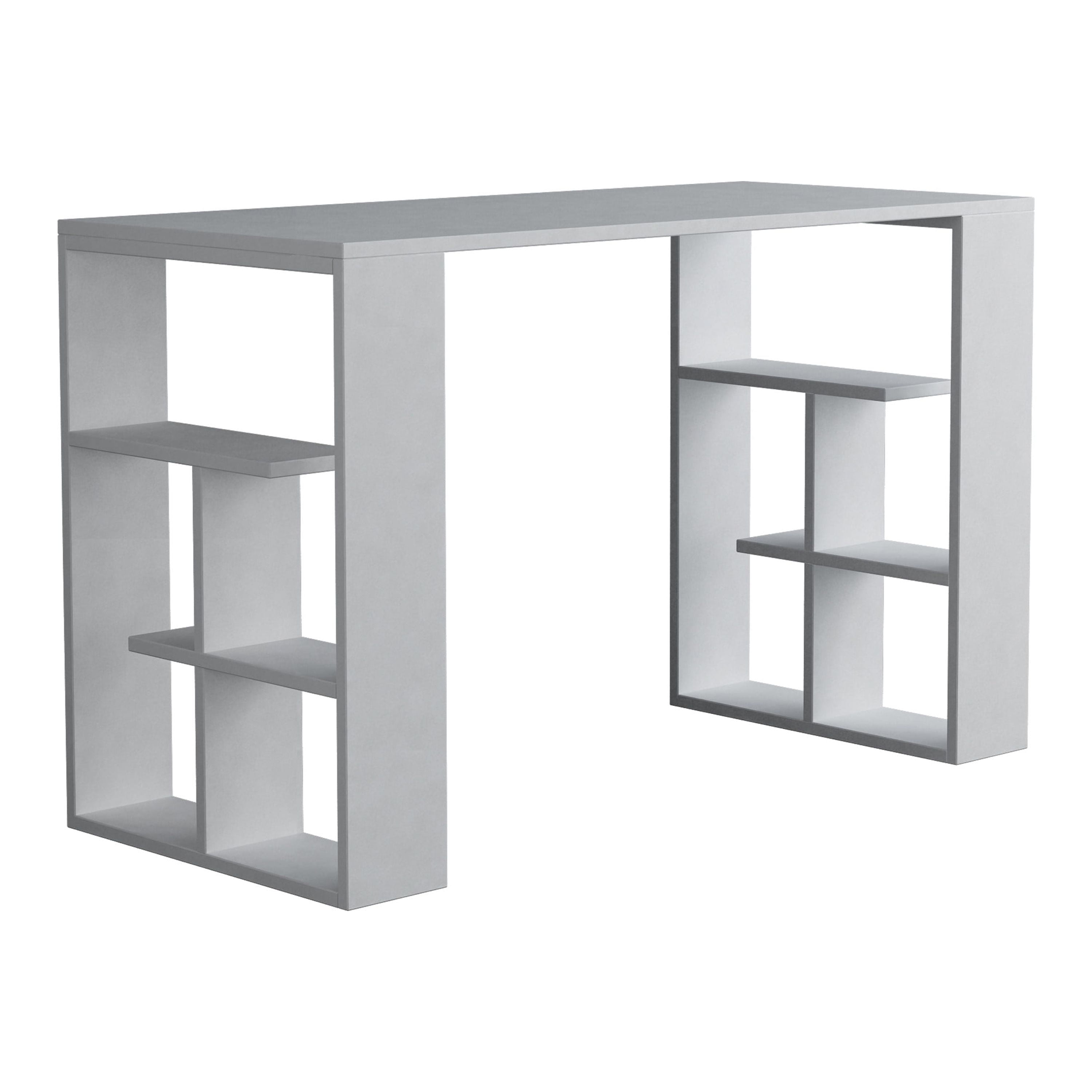Ada Home Décor Dania 3 Tier Desk, White