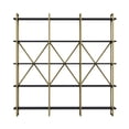 thumbnail image 1 of Ada Home Décor ElstonV Bookcase, Anthracite/Gold, 1 of 4
