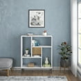 thumbnail image 1 of Ada Home Decor Arven 3 Tier Open Shelf Cube Bookcase, White, 1 of 7