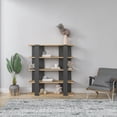 thumbnail image 1 of Ada Home Decor Beecroft 4 Tier Bookcase, Anthracite/Oak, 1 of 7
