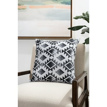 Ada Home Decor Diamonds Contemporary Pillow