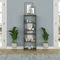 thumbnail image 1 of Ada Home Decor Diosp Multiple Tier Bookcase, Wenge/Oak, 1 of 7