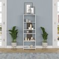 thumbnail image 1 of Ada Home Decor Diosp Multiple Tier Bookcase, Wenge/White, 1 of 7