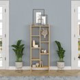 thumbnail image 1 of Ada Home Decor Eden Tier Bookcase, Oak, 1 of 7