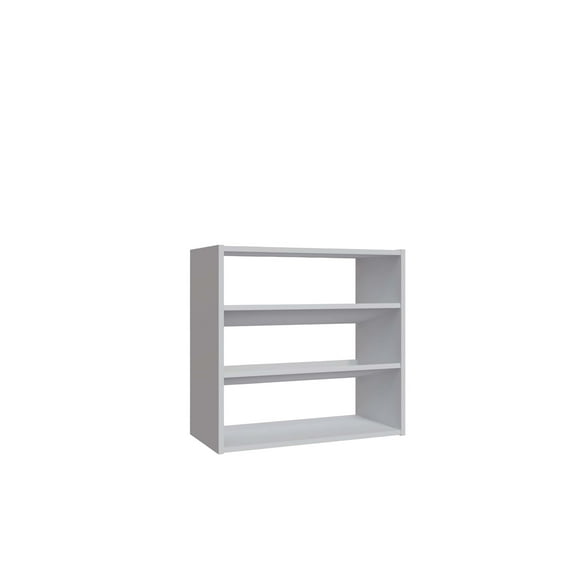 Ada Home Decor Furniture 3 Tier 9 Pair White Marcey Modern Shoe Rack
