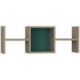 thumbnail image 1 of Ada Home Decor Furniture 33.46" 1 Tier Light Mocha Windham Modern Wall Shelf, 1 of 3