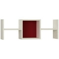 thumbnail image 1 of Ada Home Decor Furniture 33.46" 1 Tier White Windham Modern Wall Shelf, 1 of 3